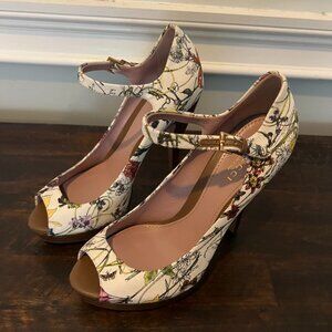 Gucci Flora Lisbeth Mary Jane Platforms 2013 Frida Giannini